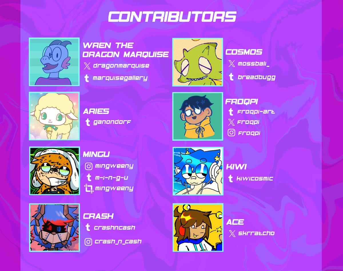 cypher_zine's tweet photo. Welcome to CYPHER vol.2, a Bomb Rush Cyberfunk zine!

Meet the contributors pt 1!
🧵

#BombRushCyberfunk #brc #teamreptile https://t.co/aKW4hftvBy