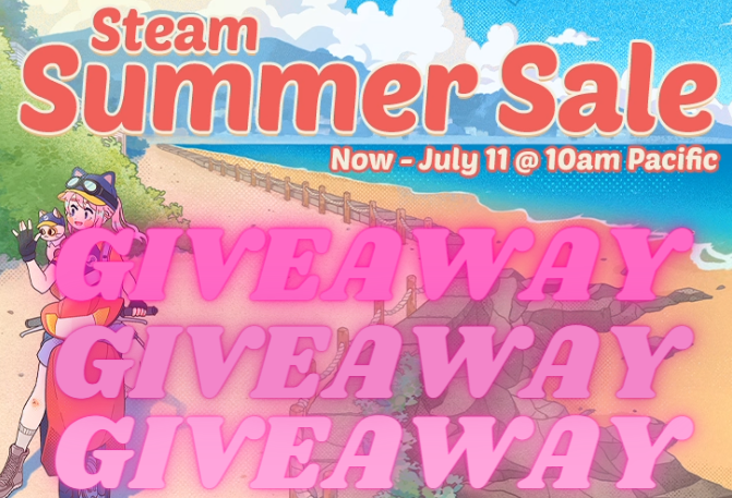 SpotemGang's tweet photo. 🎁 STEAM SUMMER SALE GIVEAWAY 🎁

We're celebrating the Steam Summer Sale by giving one lucky winner a game of their choice under $60!

To enter:
1️⃣ Follow @SpotemGang
2️⃣ Comment #SPOTEMGANG along with the game you want!
3️⃣ Like ♥

Good luck! 🎮✨ https://t.co/Y9f98Z3Zbl