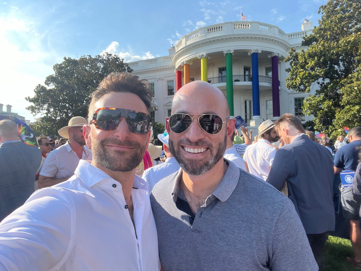 We were so excited to have our Development Director Jason Rizzi and Senior Fellow and Director of International Programs <a href="/arimshaw/">Ari Shaw</a> representing the Williams Institute at the White House 2024 Pride Celebration yesterday.