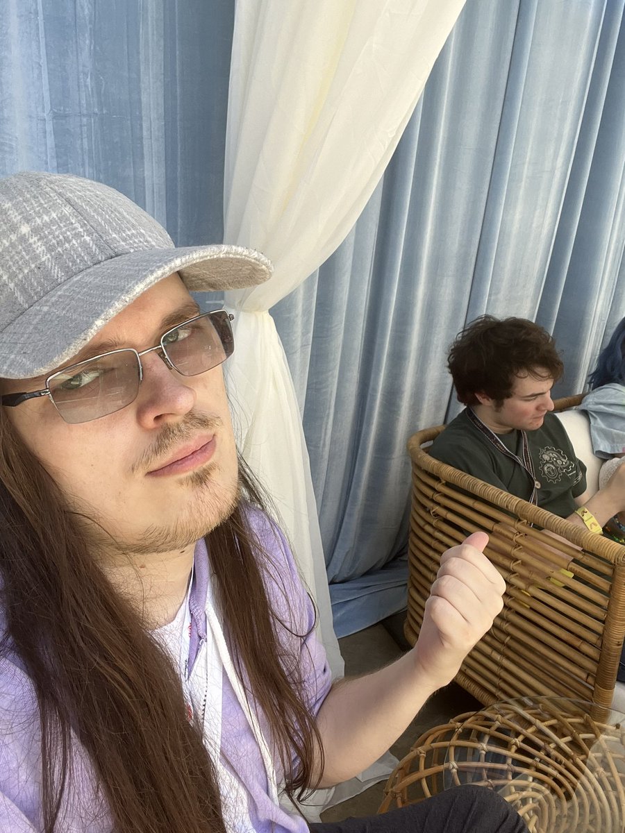 Found my lazy nephew slacking off