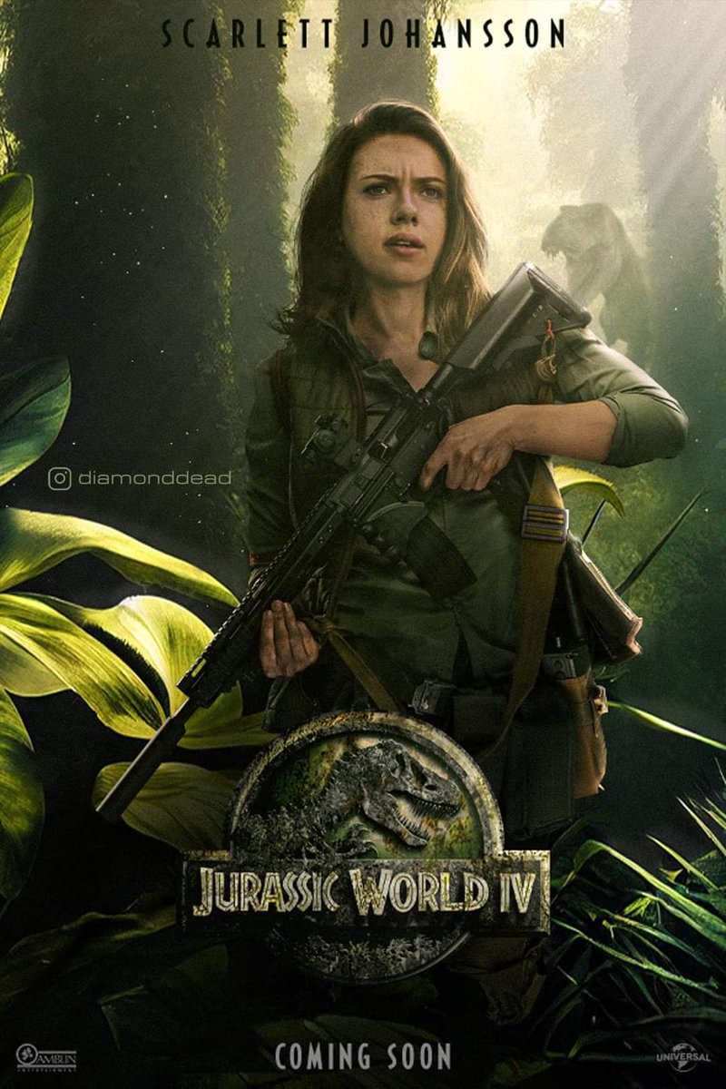 RealCineCraft's tweet photo. Scarlett Johansson has been cast in the upcoming Jurassic World 4! 🦖 https://t.co/CbGpf9b7NA
