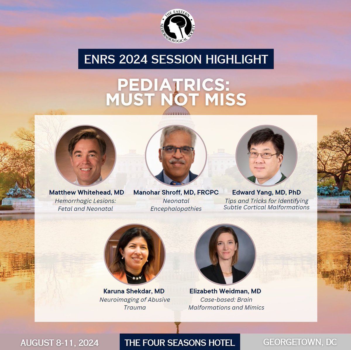 The Eastern Neuroradiological Society tweet media