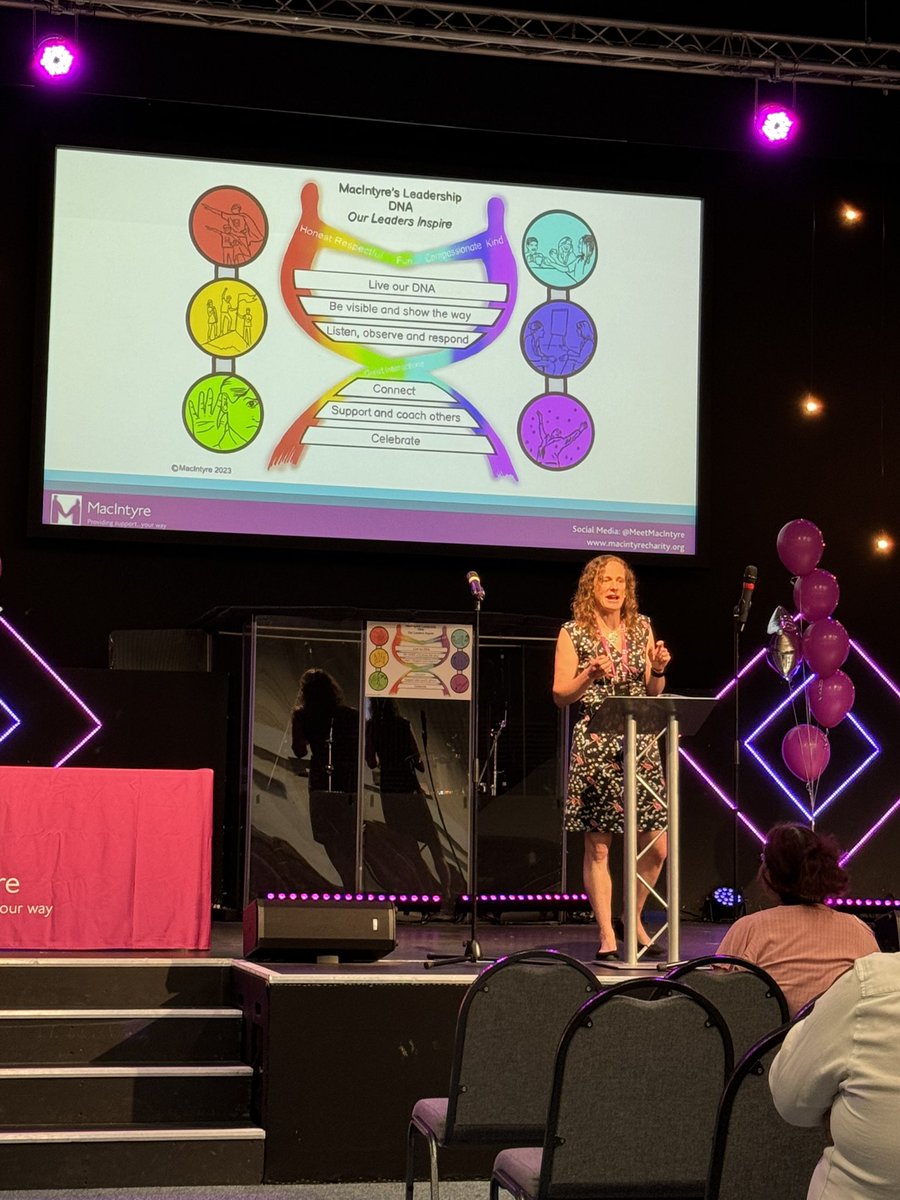 MacIntyre’s Inspiring Leaders conference - <a href="/Belinda64963608/">Belinda Bradley</a> shared the leadership DNA and the importance of applying this in every day practice - amazing! <a href="/MeetMacIntyre/">MacIntyre</a> <a href="/LauraSe98996100/">Laura Selby</a> <a href="/moh_sebastian/">Sebastian Moh</a>