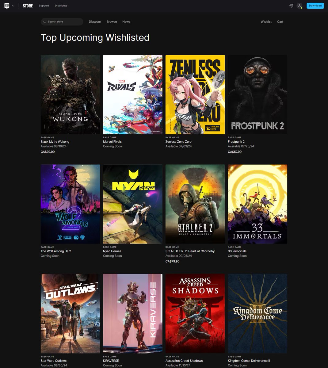 Whisker to whisker w/ massive Web2 Studios!

Firmly locked into the Top 10 Most Wishlisted on <a href="/EpicGames/">Epic Games Store</a> 😼