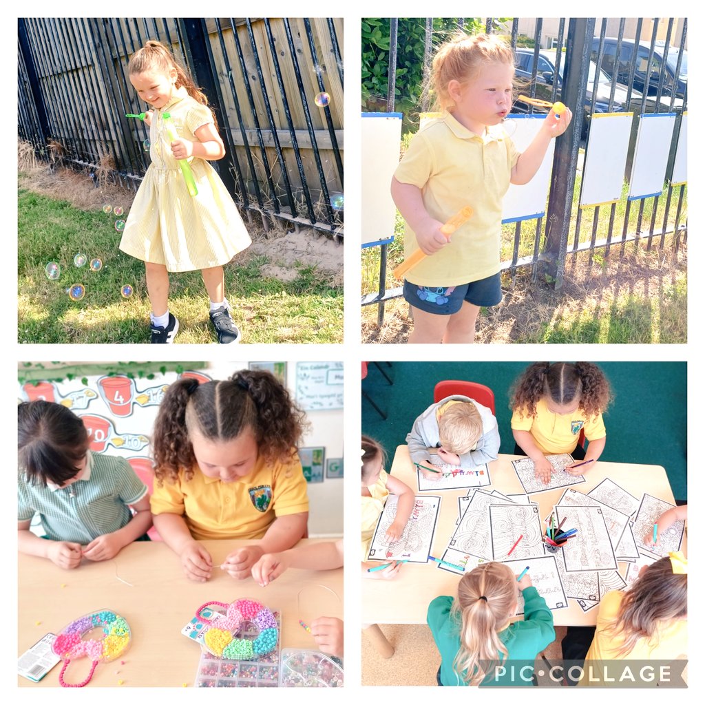 Disgyblion @MrRogersPYP wedi mwynhau mas draw ar eu Diwrnod Pontio.
Reception pupils have thoroughly enjoyed their transition day in Year 1.
