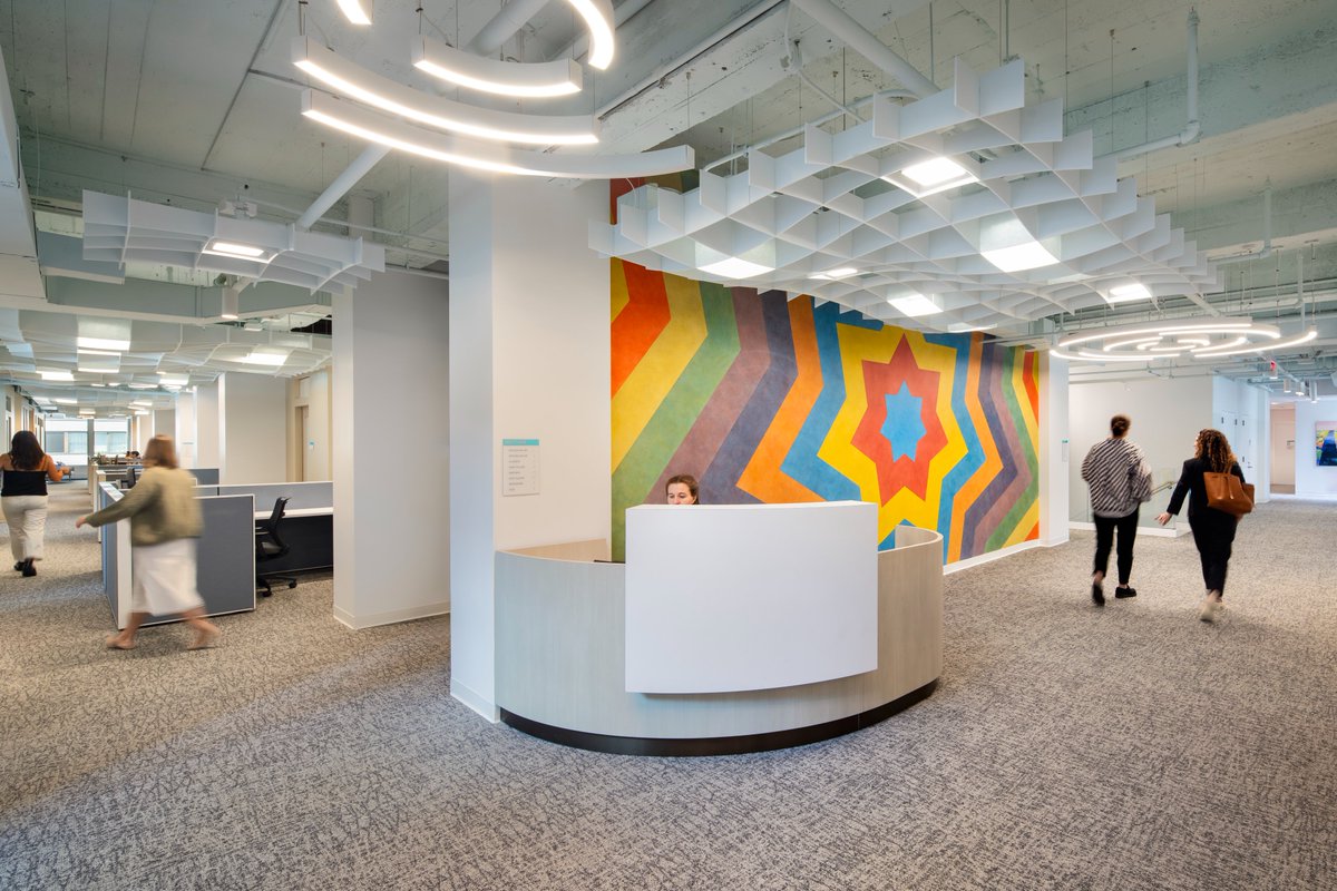 We are so excited to share images of the recently completed #RxARTProject by Sol LeWitt for the new Child Mind Institute (CMI) headquarters 🏥 This new facility will enable CMI to continue addressing the complex challenges of today’s crisis in children’s mental health ❤️‍🩹