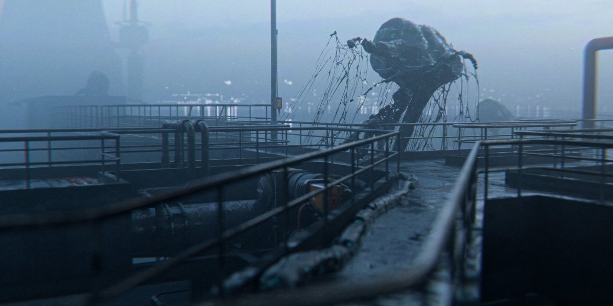 terraformart's tweet photo. A mysterious alien substance arises from a factory in these explorations for "Altered Decay," an ongoing personal project by Alben Tan.
Factory Plant, personal work by our Sr Environment Artist Alben Tan using assets from #BigMediumSmall
#alien #scifi #conceptart #digitalart https://t.co/c9Ne3D463Y
