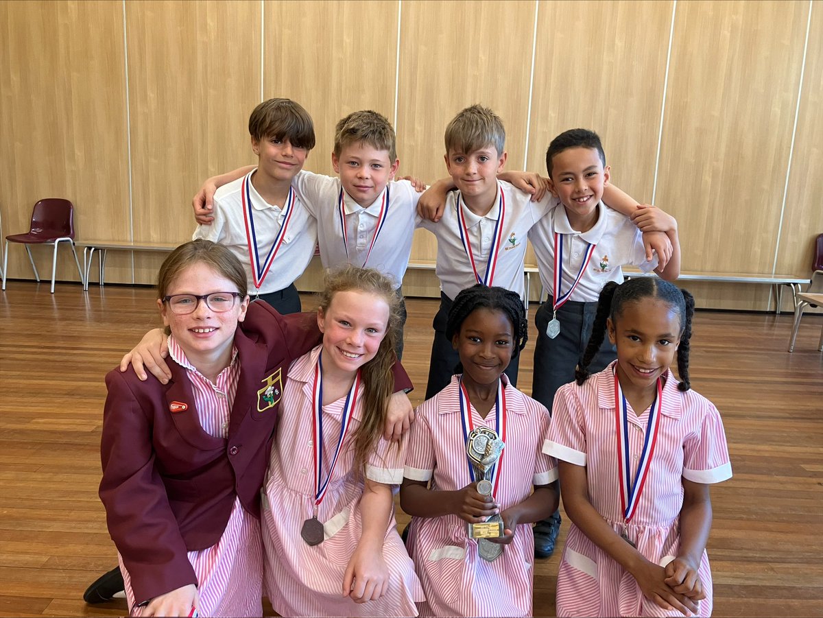 st_dunstans_'s tweet photo. It was fabulous to receive our trophies and medals today, for winning the WASPs year 5&amp;6 district athletics and finishing runners up in the 3&amp;4 event. Well done, boys and girls! https://t.co/vu3RSyUI7A