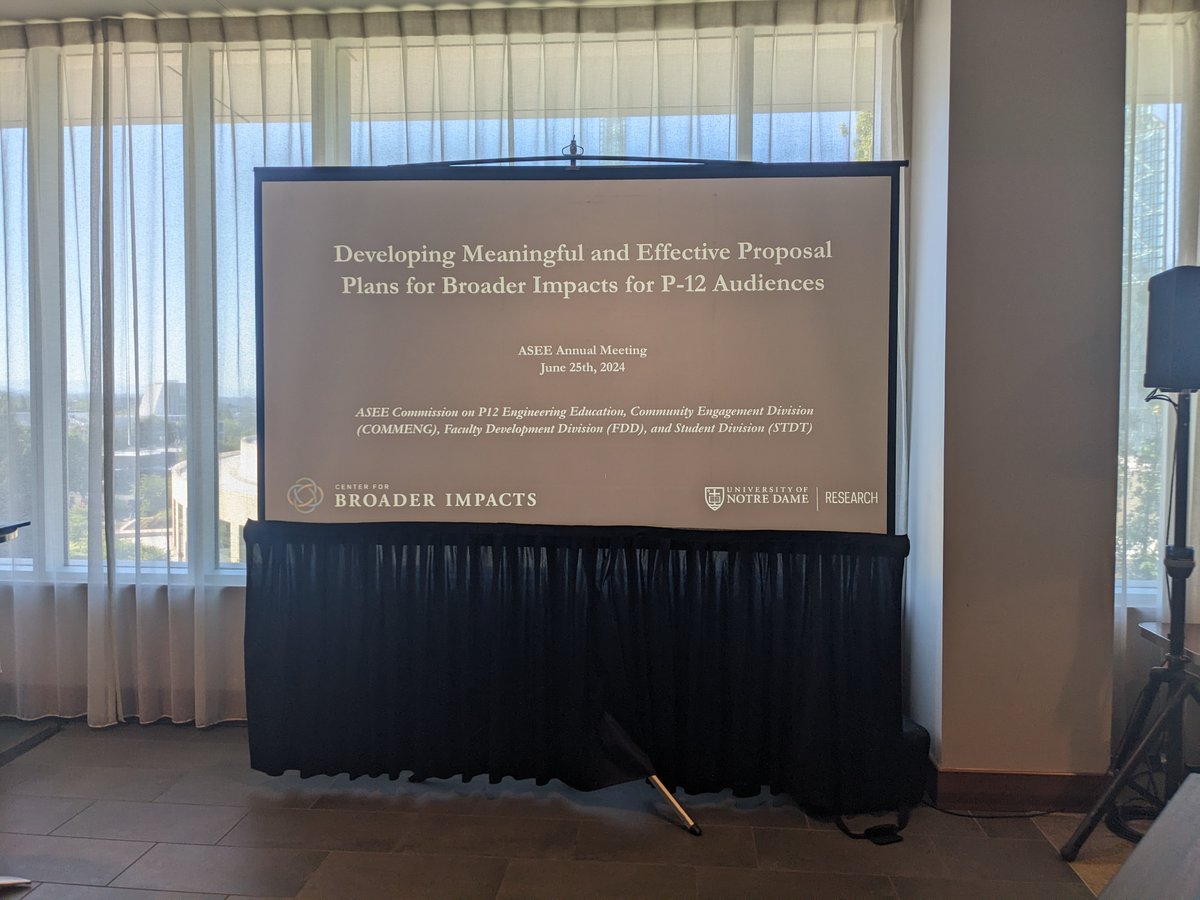 Gina Navoa Svarovsky (@ginasvarovsky) on Twitter photo Team CBI was thrilled to lead a session focused on effective & meaningful broader impacts for P-12 audiences at #ASEE2024. Always wonderful to co-present w/<a href="/goodrich_ve/">Dr. Victoria Goodrich</a> & Catherine Wagner! Thx to <a href="/ASEE_DC/">ASEE</a>'s CP12 for the invite & <a href="/arisimpacts/">arisimpacts</a> for resources! <a href="/UNDResearch/">Notre Dame Research</a> <a href="/STEMatND/">Notre Dame STEM ED</a> Team CBI was thrilled to lead a session focused on effective & meaningful broader impacts for P-12 audiences at #ASEE2024. Always wonderful to co-present w/<a href="/goodrich_ve/">Dr. Victoria Goodrich</a> & Catherine Wagner! Thx to <a href="/ASEE_DC/">ASEE</a>'s CP12 for the invite & <a href="/arisimpacts/">arisimpacts</a> for resources! <a href="/UNDResearch/">Notre Dame Research</a> <a href="/STEMatND/">Notre Dame STEM ED</a>