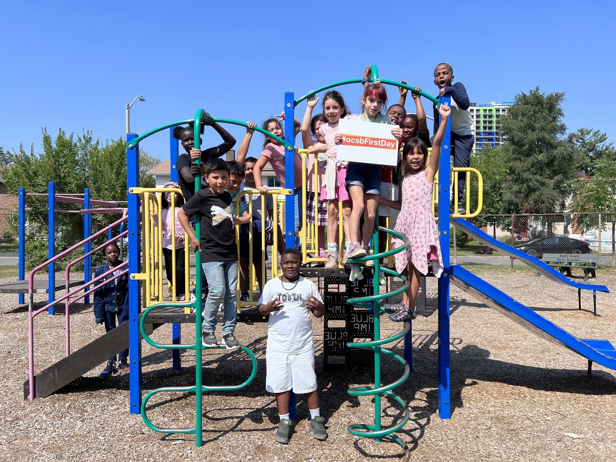 We had to finish what we started in Grade 3- First Day and Last Day <a href="/StElizabethOCSB/">St. Elizabeth School</a> 😎