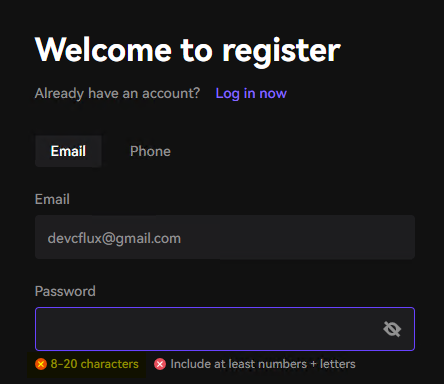 cryptoceutical's tweet photo. @trueman2b just checked...the password restriction...max 20 characters...is still active https://t.co/alenliW4nF