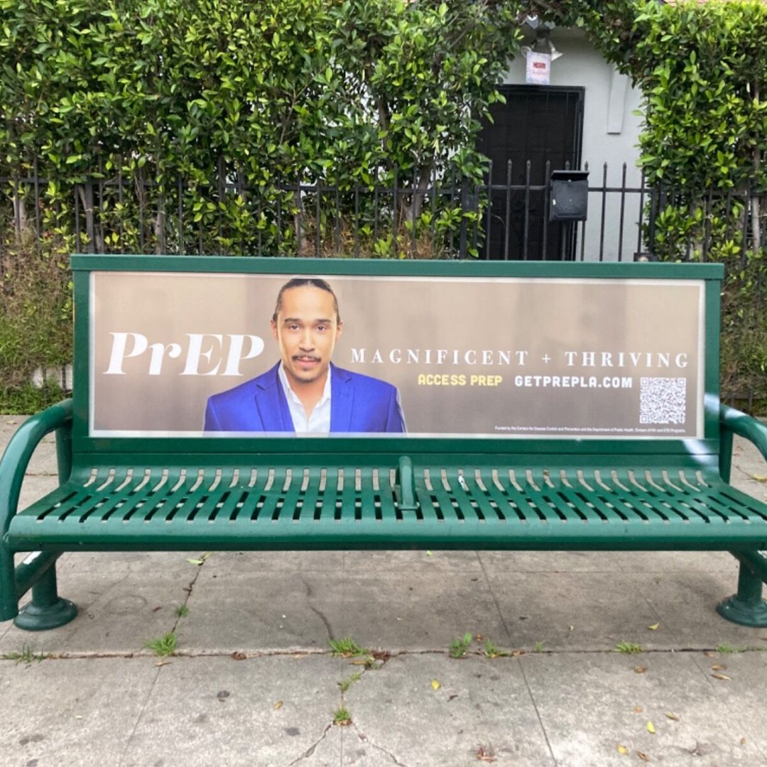 busbenchads's tweet photo. Protect yourself and your loved ones. Learn about PrEP and how it can help prevent HIV.

#GetPrEPLA #LAHealth #StayProtected 💪❤️ https://t.co/pwYTwNIc3H