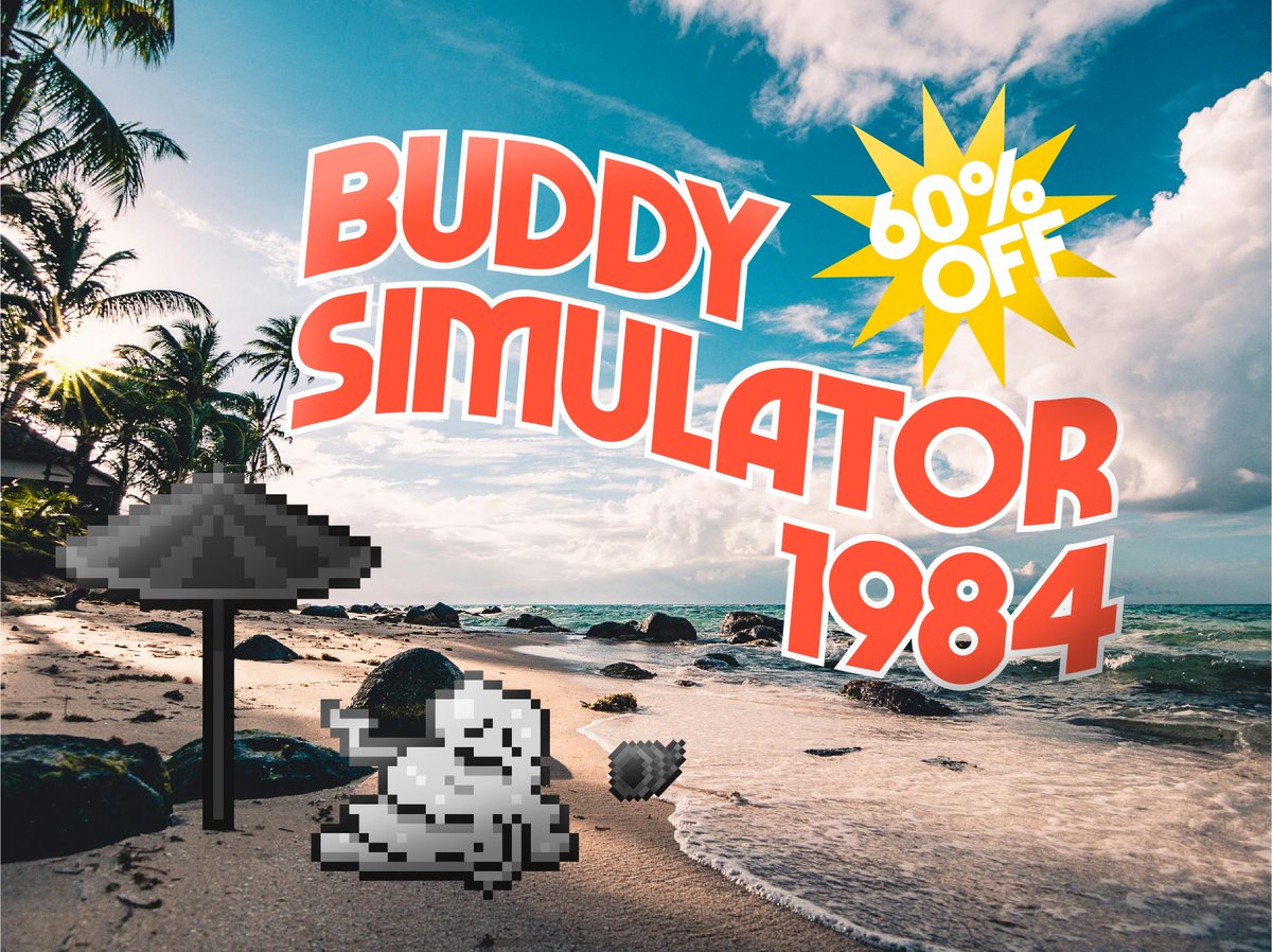 This Summer...Get ready...to embark on the adventure of a lifetime. 😎🏖️

This Steam Summer Sale, you can grab Buddy Simulator 1984 for 60% OFF! 

#SteamSummerSale #indiedev #gamedev #Steam