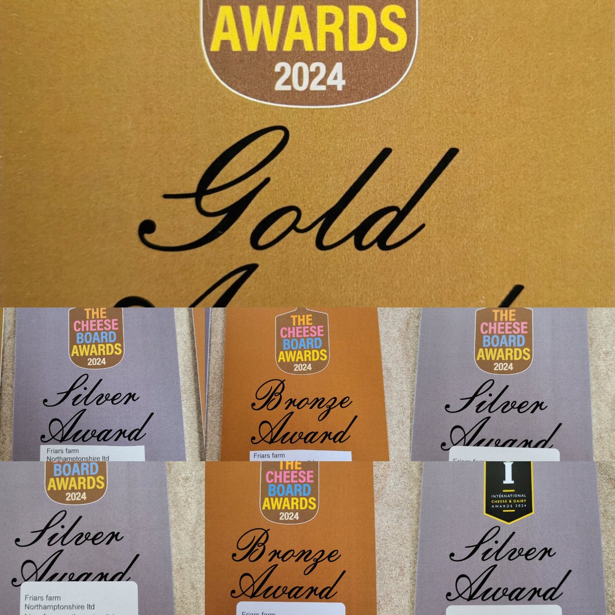 So across the board with <a href="/friarsfarm1/">friars farm #SBS Winner</a> <a href="/NorthamptonCo/">The Northampton Cheese Company #SBS WINNER</a>  we went and did it again at the <a href="/iCheeseAwards/">International Cheese & Dairy Awards & EXPO</a>  amazing team at the show <a href="/lovecheeselive/">Love Cheese Live</a>