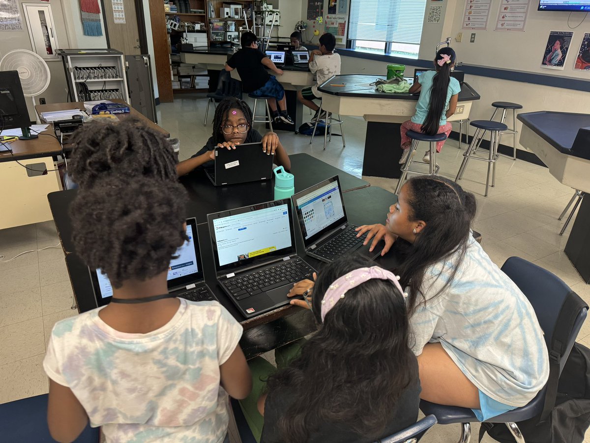 NSal_411's tweet photo. Showcasing our crazy @Canva digital skills at #CampGISD. Another great way to spend the summer!!!! @DigitalGISD https://t.co/zcfPtABLb3
