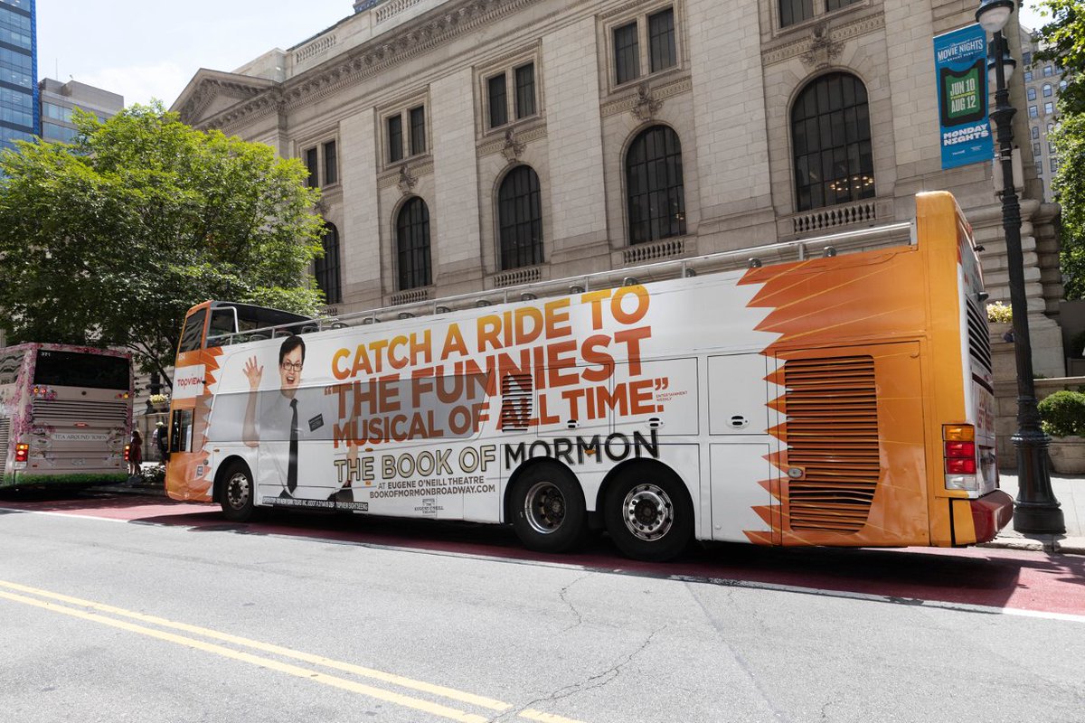 BookofMormon's tweet photo. The bus to paradise ☀️🌴 https://t.co/6cfkc8xUAl