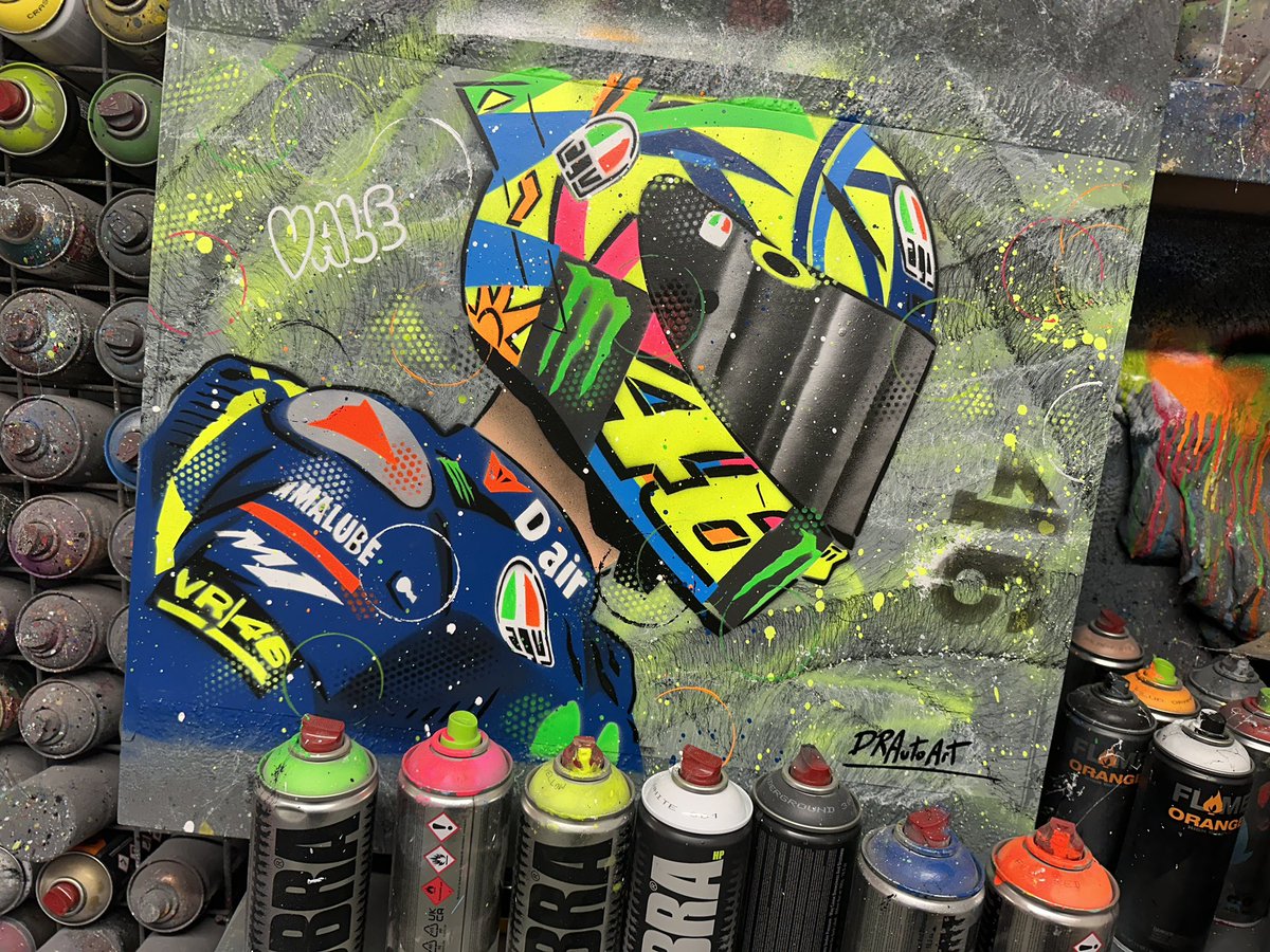 DRAutoart's tweet photo. He may have retired from two wheel racing a fair while ago, but he still sells well! I finished this Rossi pieces today. Available now at https://t.co/3b8HFav3gE #drautoart
☀️🌙
#valentinorossi #rossi #vr46 #motogp #vr46tribe #vr46fans #vr46racing #valentinorossi46 #valeyellow46 https://t.co/4KYweh3bkb