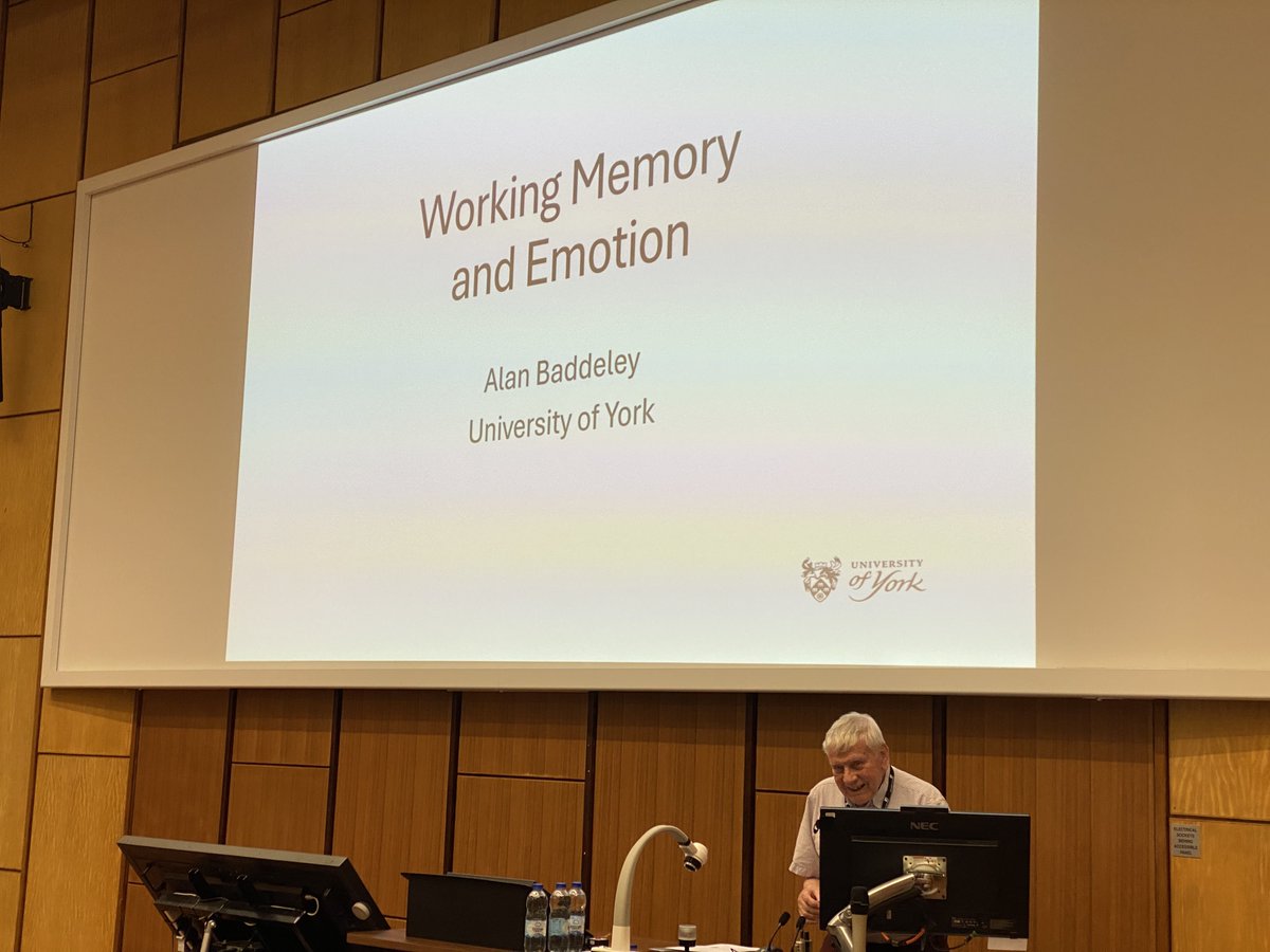 The 4th International Conference on Working Memory #ICWM #ICWM2024 is over, but the euphoria has not ended yet!
Yesterday’s highlight: Graham Hitch and Alan Baddeley talks! Who would’ve thought I would meet the researchers I studied during my undergrad cognitive psychology class?