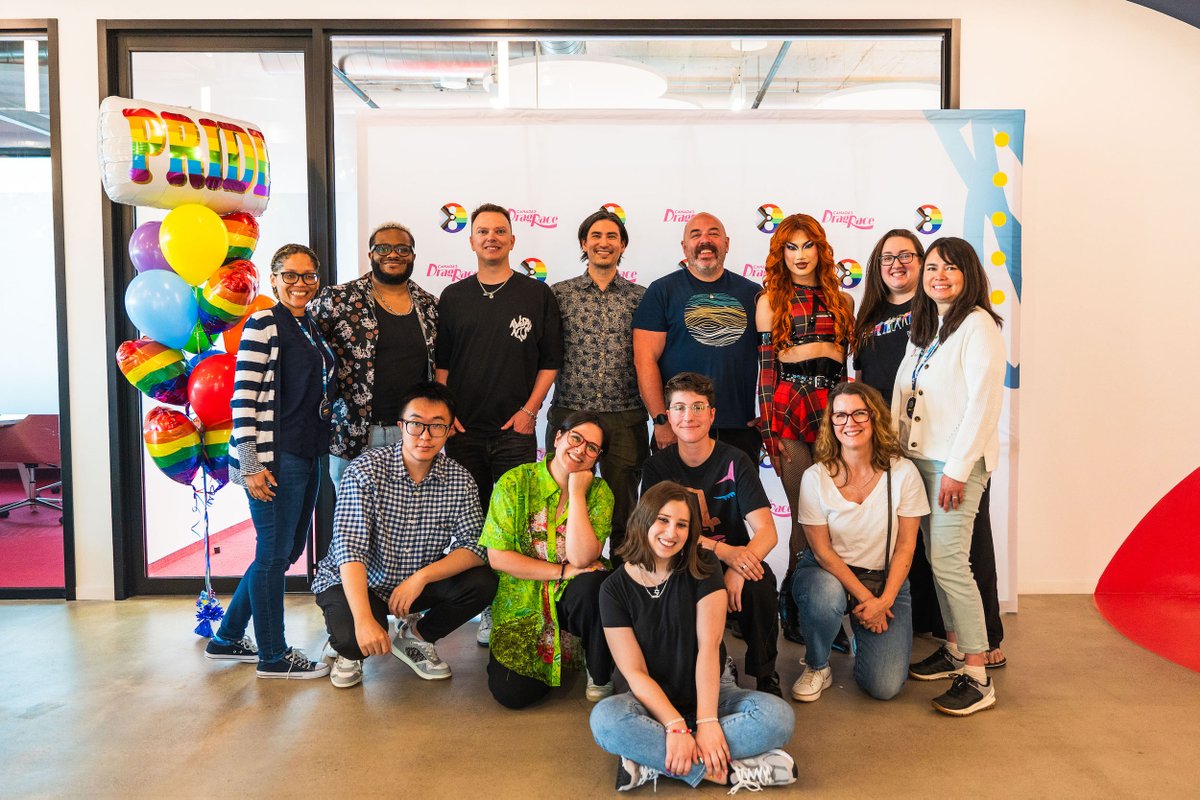 Blue Ant Media (@blueantmedia) on Twitter photo Blue Ant celebrated Pride Month with our annual internal Pride Extravaganza event, trivia edition, hosted by the incredible <a href="/AuroraMatrix/">Aurora Matrix 🔥🐉</a> and <a href="/TrevorBoris/">Trevor Boris🇨🇦</a>. Beyond the celebration, Pride is a reminder of the importance of 2SLGBTQI+ rights and acceptance globally. Happy Pride! 🌈 Blue Ant celebrated Pride Month with our annual internal Pride Extravaganza event, trivia edition, hosted by the incredible <a href="/AuroraMatrix/">Aurora Matrix 🔥🐉</a> and <a href="/TrevorBoris/">Trevor Boris🇨🇦</a>. Beyond the celebration, Pride is a reminder of the importance of 2SLGBTQI+ rights and acceptance globally. Happy Pride! 🌈