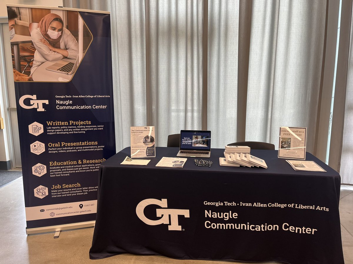 It’s that time again—time to welcome our new first-year #jackets! Drop by our table at the FASET Resource Fair to learn about our FREE support for writing &amp; communication projects! #wecandothat #faset #gt