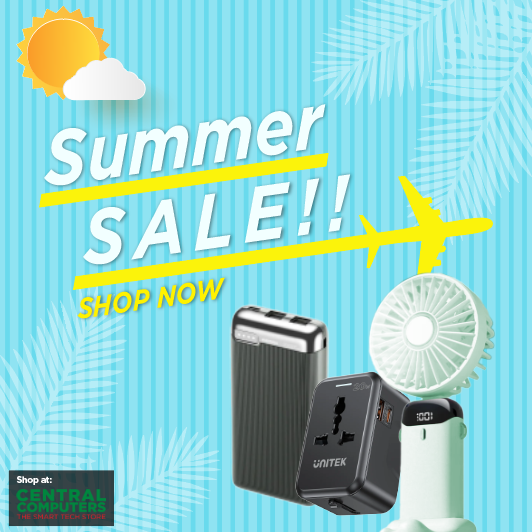 centralcomputer's tweet image. ☀️ Summer Sale Alert! ☀️
Get up to 50% off on your favorite items. Enjoy huge discounts on PC hardware, personal fans, chargers, and more!

Hurry, sale ends July 12th!
ow.ly/cYwK50SpEP6

#CentralComputers #sale #pcsales #pc #summersale #powerbank #travel