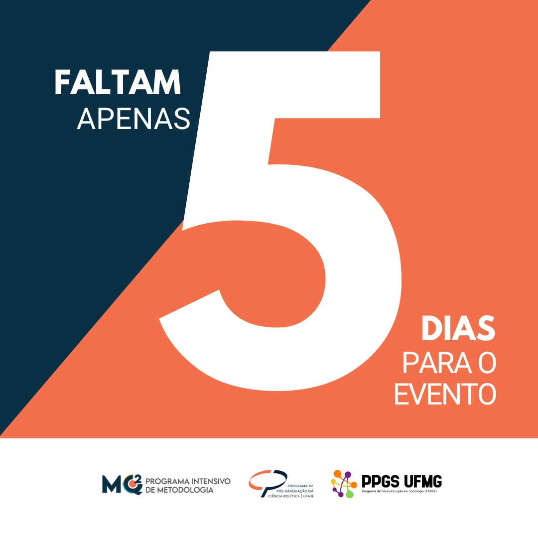 Estamos a apenas 5 dias da abertura do MQ! 

Quem estará conosco na abertura: Dalson Figueiredo (UFPE), Gabriela Lotta (FGV), Rodrigo Santos (UFRJ), Rogério Barbosa (UERJ) e Valéria Oliveira (UFMG)

🗓️ Data: 01/07 às 9h
📍 Local: Auditório Carangola