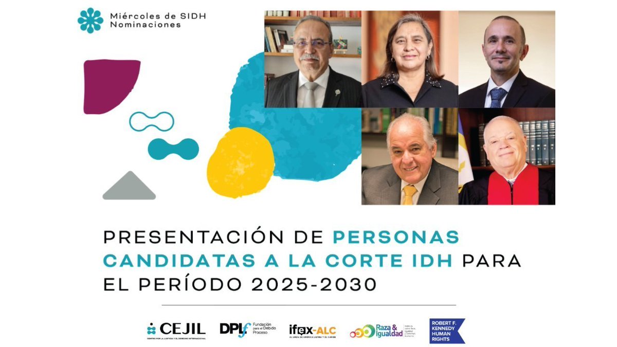 🔵#CorteIDH | #MAÑANA, en la #AsambleaGeneral de <a href="/OEA_oficial/">OEA</a>, elegirán 3 personas para integrar la <a href="/CorteIDH/">Corte Interamericana de Derechos Humanos</a> y reemplazar a quienes culminan su mandato: Ricardo Pérez Manrique 🇺🇾, Humberto Antonio Serra Porto 🇨🇴, Eduardo Ferrer Mac-Gregor Poisot 🇲🇽
Abrimos hilo 🧵 👇