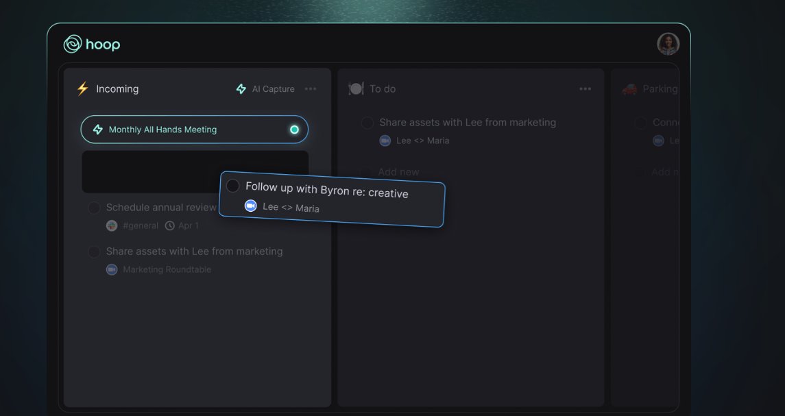 alt_domains's tweet photo. Domain Name: Hoop .app

Hoop: Your Tasks, All in One Place

Who Are They: @HoopDotApp is an AI-powered task management tool that helps busy professionals maintain focus and streamline their workflow by automatically capturing tasks from various communication channels https://t.co/UNNPW7cKMr