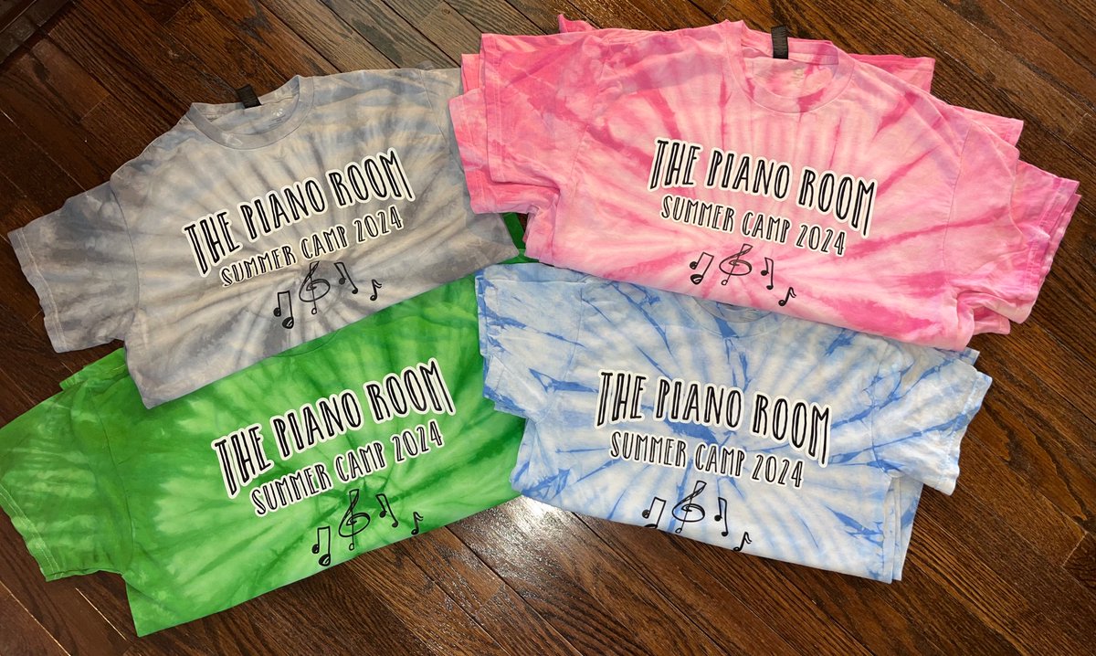 ThePianoRoomNJ's tweet image. So excited!! Our new camp shirts just arrived from @CustomInk, and they look amazing! I can’t wait to see all our campers rocking them next month! It’s going to be an unforgettable two weeks filled with fun, creativity, and musical memories! ☀️ 🎹#CustomInk #PianoCamp #MusicFun