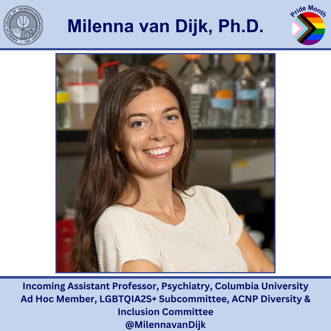 Dr. @MilennavanDijk (she/her) will start as an Assistant Professor at Columbia University Aug 2024 &amp; is recruiting new Dijklab members (🌈logo TBA). 
Her translational research focuses on neuro, genetic, &amp; environmental mechanisms of resilience to intergenerational depression