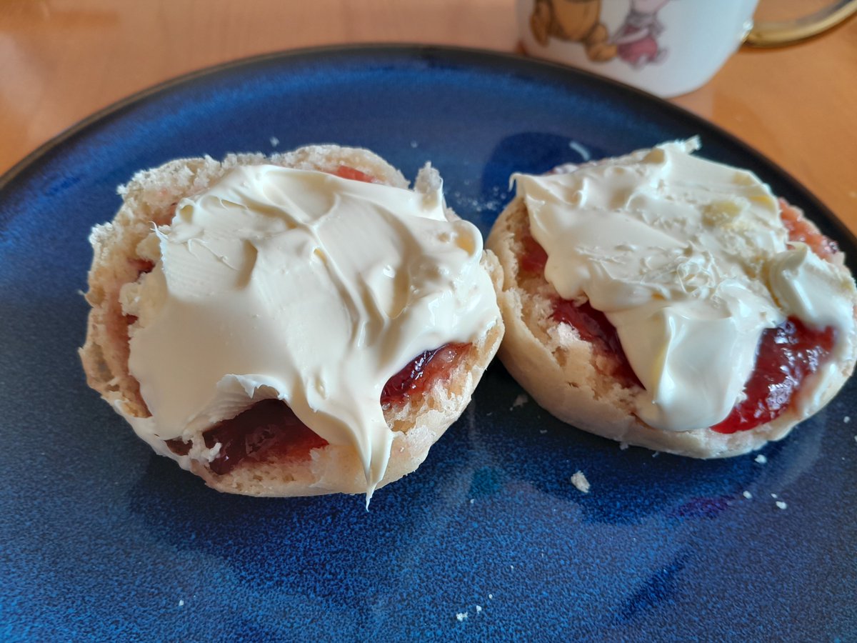 ordinaryhopes's tweet photo. Made Cornish splits today, and there is only one way to way to eat them - #JamFirst!

Couldn't wait another day for #NationalCreamTeaDay 😋 https://t.co/qluGNEdM0t