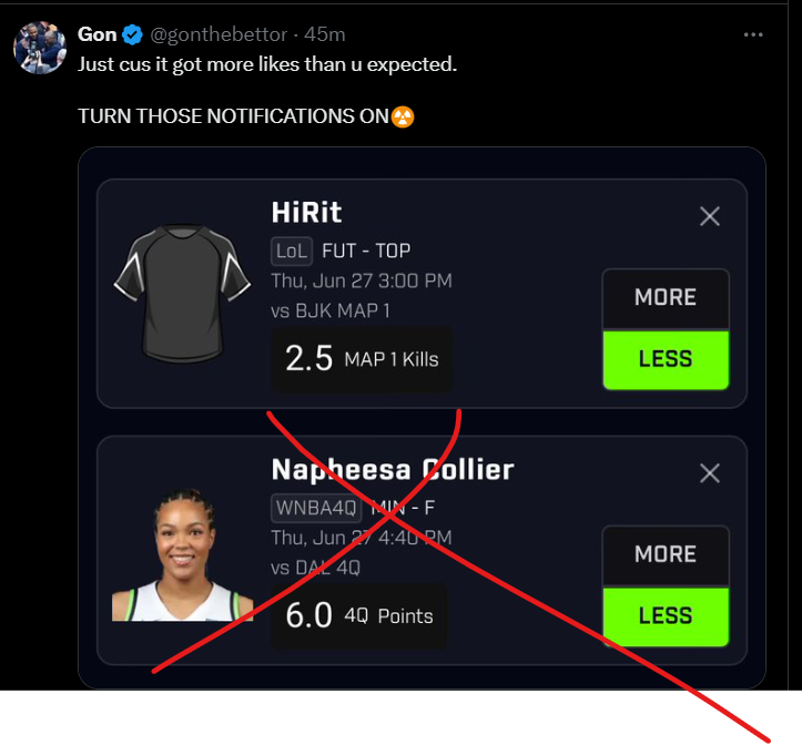 NoCapAllGuac's tweet photo. Capper Police Reporting For Duty🧢 👮🚓

Two things in Life are promised..

Oxygen and @Gonthebettor chalking his followers

A bro you was just doing just fine chalking your premium

Keep that chalk shit behind paywall

#Prizepicks https://t.co/MeOElh91XD