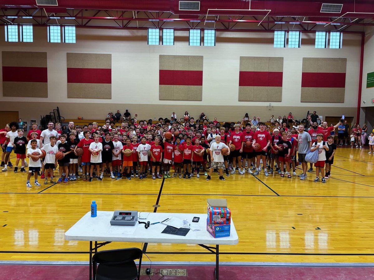GREAT Camp Week! 180 campers K-8 GOT BETTER. 

Thanks to campers for working hard! Thanks to our coaches &amp; HS players for all the work with our future Tigers! 

There is something special brewing on the west side of Fishers and we’re just getting started! #StateChamps #CampWeek