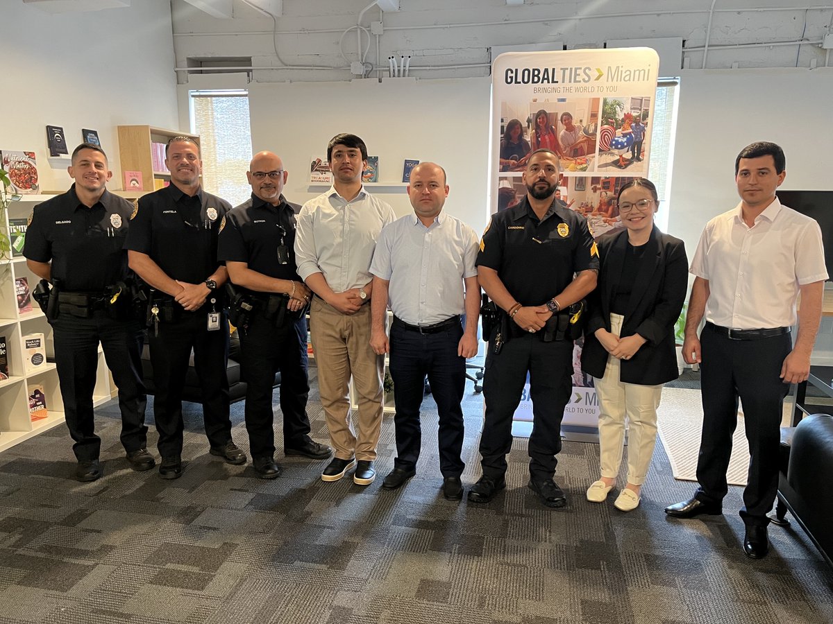 Shield Unit🛡️making a unique and significant role in strengthening foreign relations with Tajikistan🇹🇯 🇺🇸. #Globalties #CityofMiami #MiamiPdShield
<a href="/MoralesMiamiPD/">Chief Manny Morales</a> <a href="/CButlermpd/">Chiquita F. Butler</a> <a href="/AlbertGuerraMPD/">Major A. Guerra</a> <a href="/ACooperMPD/">Commander A. Cooper</a> <a href="/MiamiPD/">Miami PD</a> <a href="/CityofMiami/">City of Miami</a>