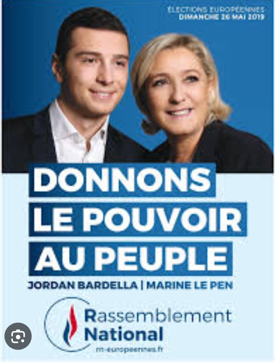 Olivier40121476's tweet image. #OppositionContrôlée 
De renoncement à renoncement, le #RN risque de finir par se nier. Beaucoup de médias en #France qui s’étonnent de voir le parti de #MarineLePen et #JordanBardella faire marche arrière sur beaucoup de sujets sur lesquels les Français les attendent.