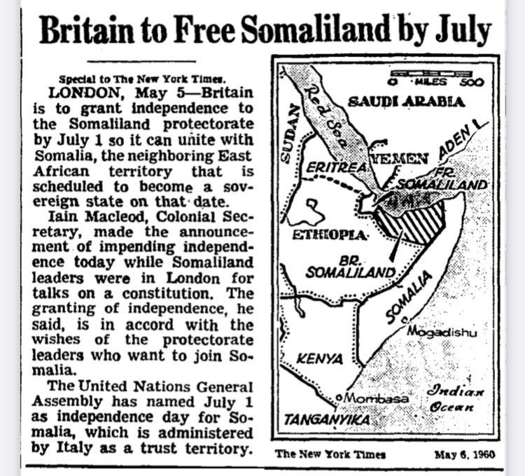 gacan11's tweet photo. Somaliland independence by July 1. https://t.co/UIwyieQ4KI