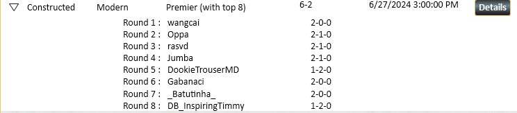BigBossAardos's tweet image. EASIEST TOP8 OF MY LIFE WITH TRRRRROOOOON!!! 🏆😃🏆 #hardTesting with #teamKCT (@Xerk_MTGO @WrzoBuMTGO ) as ususal. Shame none of us is qued for the PT... lost to aspiringspike in top8 due to horrible missplay and some bad luck afterwards. 10 talismans is GTO 🤝🤝🤝