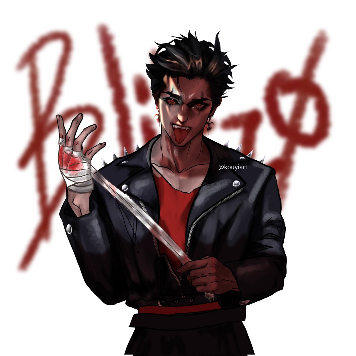 Blitzø human versión in my style #Blitzo #HelluvaBoss