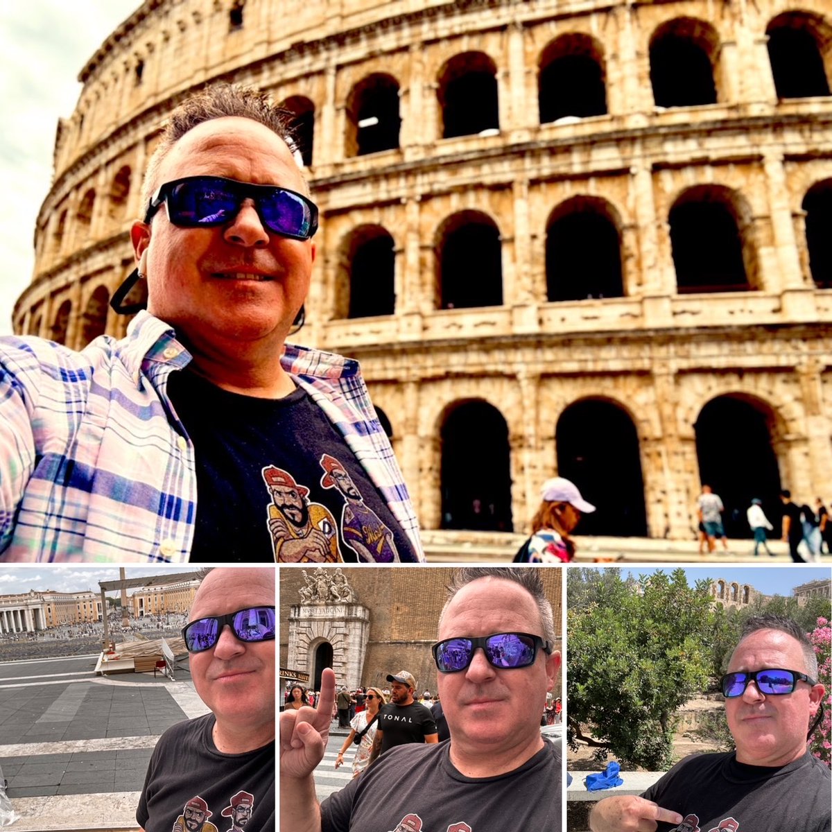 RobDearmon's tweet image. Adds perspective to what I just visited.  #Rome #Italy #History