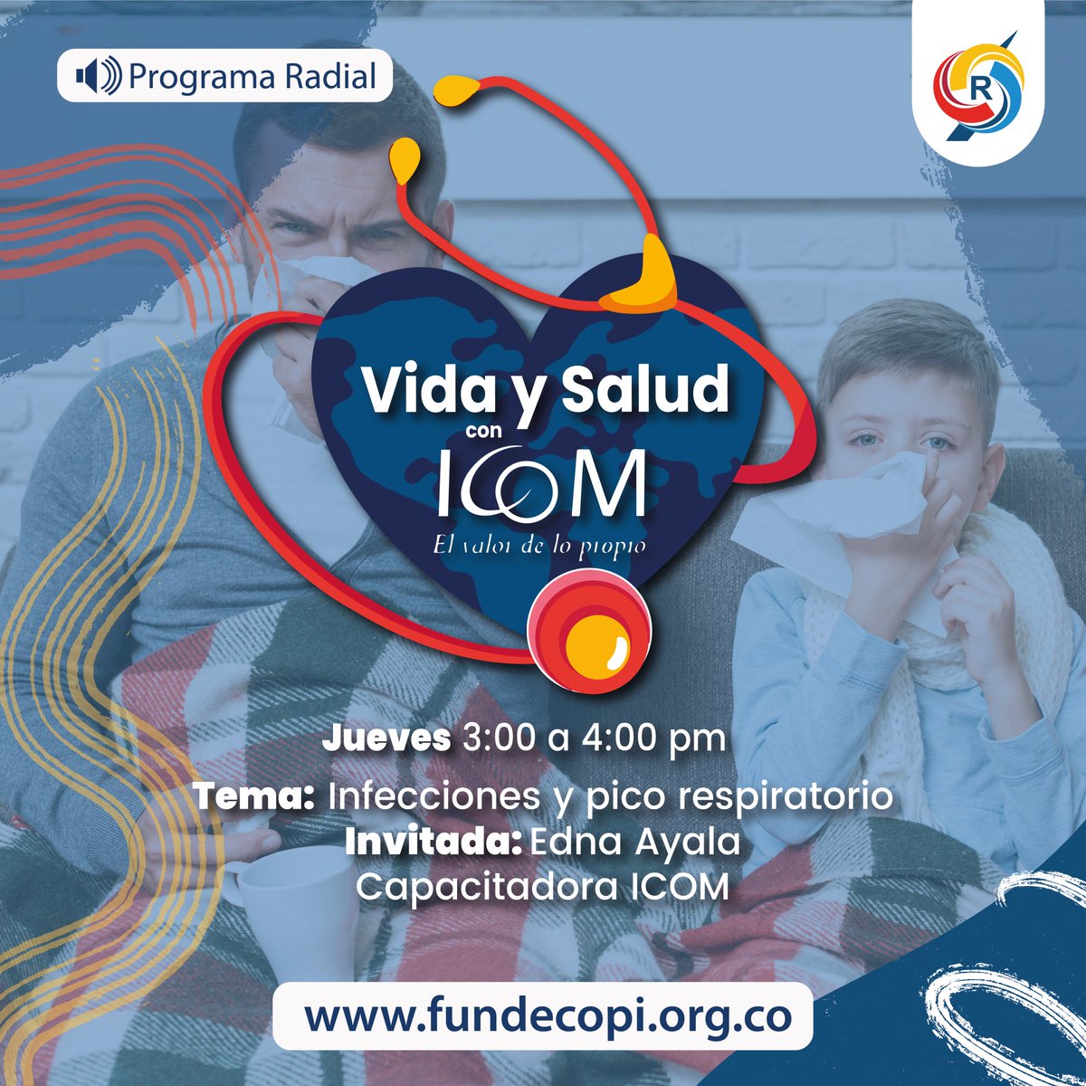 🩺 #JuevesDeSalud para hablar de la importancia del cuidado de las gripas y las infecciones respiratorias, pues en esta temporada vacacional se vive otro pico respiratorio en el país 😷

Conoce todos los productos de Marcas Propias #ICOM 🤩

Escúchanos por el link de la bio 📲