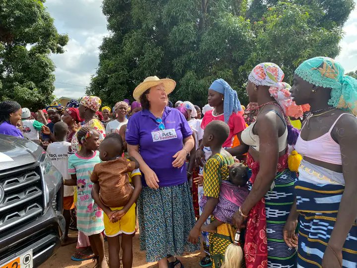TohouriL's tweet photo. Du 19 au 21 juin 2024, j'ai eu l'honneur d'accompagner   @MoniqueGoyette2 Gestionnaire de Programme chez ACF  🇨🇦, pour lui présenter les progrès du projet #Actfemmes dans la région du Tchologo. 
#Actfemmes
#progres
#genretransformateur https://t.co/Plo4GREanp