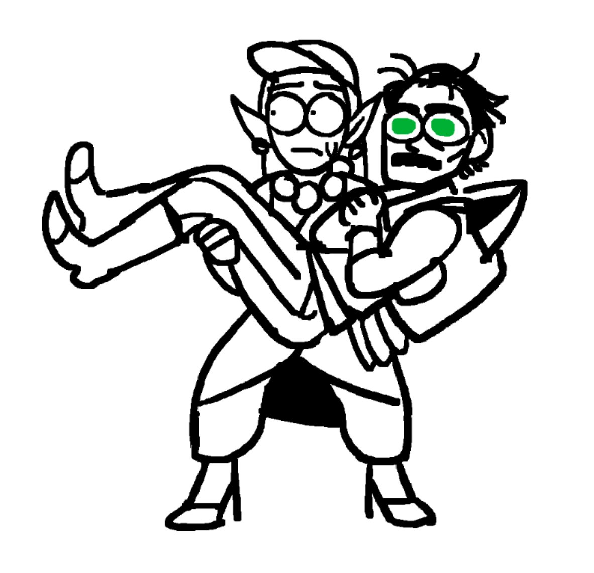 starstuck odyssey warm up drawings today because im rewatching it. they are individually my favorite characters