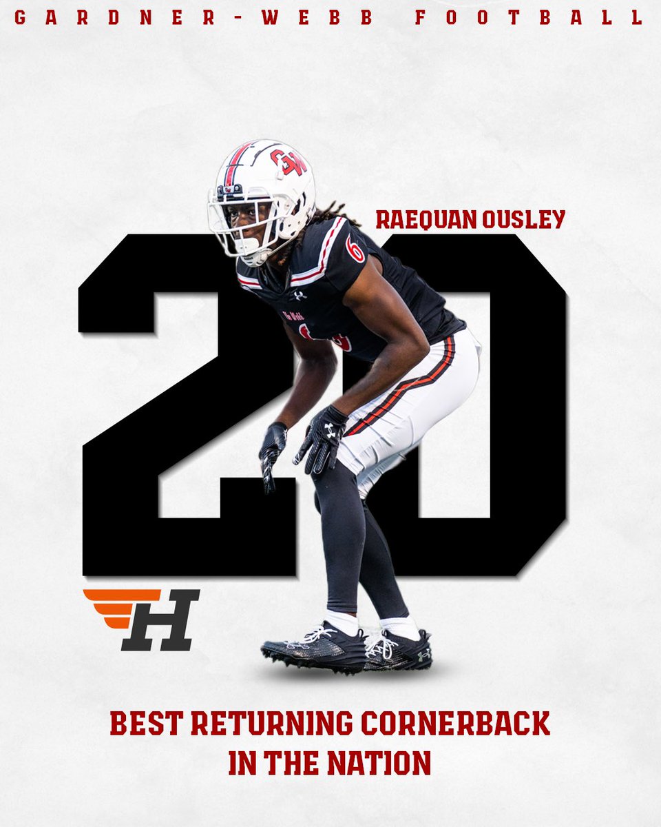 𝐇𝐞𝐫𝐨 𝐒𝐩𝐨𝐫𝐭𝐬 𝐓𝐨𝐩 𝟐𝟓 𝐂𝐨𝐫𝐧𝐞𝐫𝐛𝐚𝐜𝐤‼️

Raequan Ousley comes in at the 20th best returning cornerback ranked by @herosportsnews