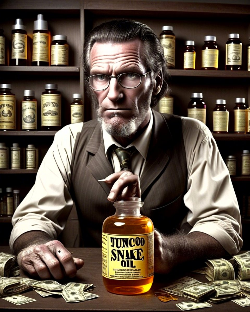 Unlikely_Buddha's tweet photo. "#Snake Oil #Salesmen: How the #Alternative #Health Industry #Cashes In on #Fear" https://t.co/kMExH1YSNg