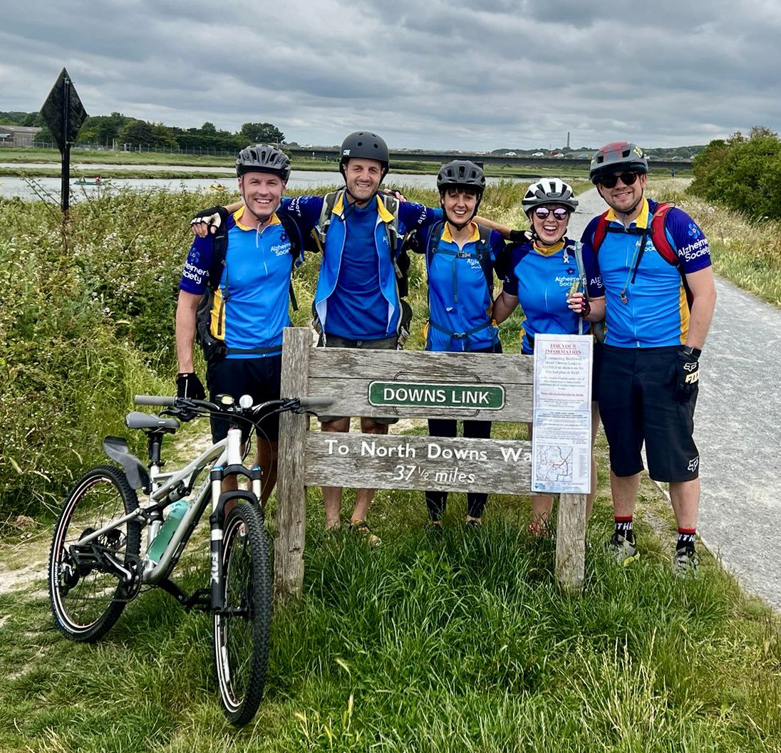 On Sunday we completed the 1st half of our 70-mile Downs Link cycle challenge in memory of our wonderful Dad who passed away in March 💙 Shoreham to Southwater done and the 2nd leg to come! Help us raise £2,000 for Alzheimer’s Society via Just Giving - search Cheryl Humphreys