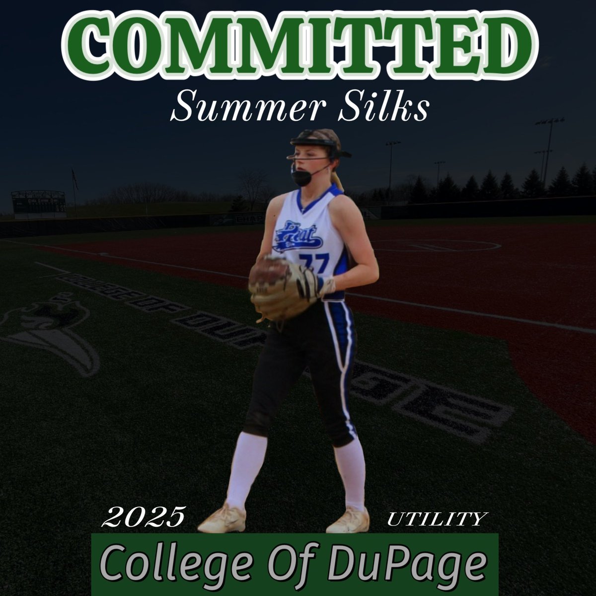 SummerSilks77's tweet photo. Super excited to announce I’m going to be a Chaparral💚🤍 @CODSoftball #2more https://t.co/47HOM8GOsX