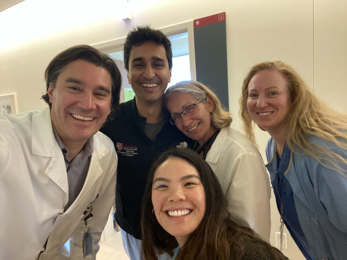 Jeff Teuteberg (@jeffteuteberg) on Twitter photo Best of luck to <a href="/JamalMaharH/">Jamal H Mahar</a>‼️Quick 📸 after rounding on last pt of his <a href="/Stanford_HF/">Stanford Heart Failure, Cardiac Transplant and MCS</a> fellowship. Along with <a href="/NatalieTapaskar/">Natalie Tapaskar</a> <a href="/alyelezaby/">Aly Elezaby, MD PhD</a>, couldn’t have asked for a better group!
<a href="/KiranKhush1/">Kiran Khush</a> <a href="/EldrinL/">Eldrin Lewis</a> <a href="/StanfordMed/">Stanford Medicine</a> <a href="/StanCVFellows/">StanfordCVFellowship</a> <a href="/SunnyVMD/">Sunny Varshney, MD</a> <a href="/Erik_Henricksen/">Erik Henricksen</a> Best of luck to <a href="/JamalMaharH/">Jamal H Mahar</a>‼️Quick 📸 after rounding on last pt of his <a href="/Stanford_HF/">Stanford Heart Failure, Cardiac Transplant and MCS</a> fellowship. Along with <a href="/NatalieTapaskar/">Natalie Tapaskar</a> <a href="/alyelezaby/">Aly Elezaby, MD PhD</a>, couldn’t have asked for a better group!
<a href="/KiranKhush1/">Kiran Khush</a> <a href="/EldrinL/">Eldrin Lewis</a> <a href="/StanfordMed/">Stanford Medicine</a> <a href="/StanCVFellows/">StanfordCVFellowship</a> <a href="/SunnyVMD/">Sunny Varshney, MD</a> <a href="/Erik_Henricksen/">Erik Henricksen</a>