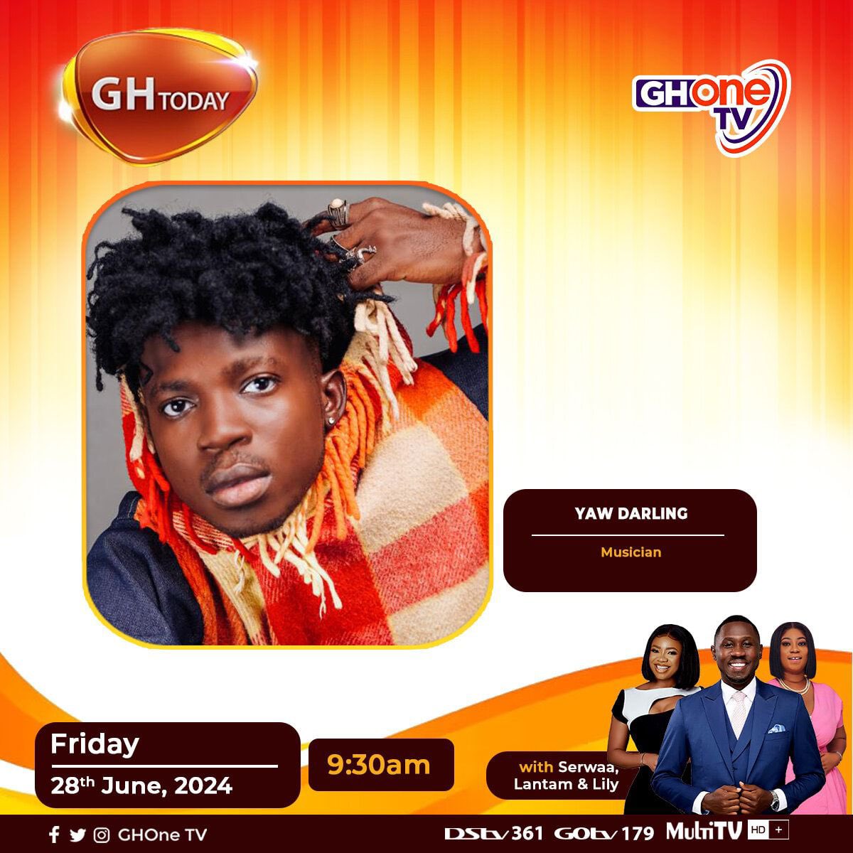 Its going to be a #TIGF kind of morning tomorrow on <a href="/ghonetv/">GHOne TV</a> 

Tune in lets have fun !!! 
<a href="/skyentertaingh/">Sky Entertainment Gh</a>