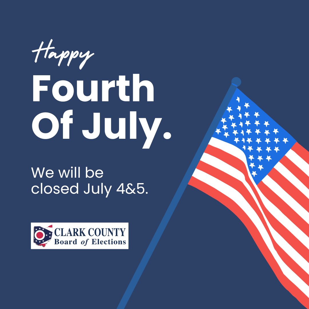 Our office will be closed July 4 &amp; 5. See you Monday!