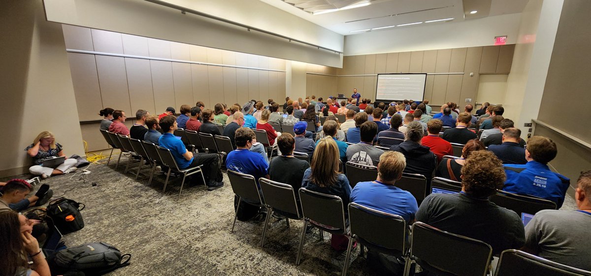 quorralyne's tweet image. So much happening here! #kcdc2024
